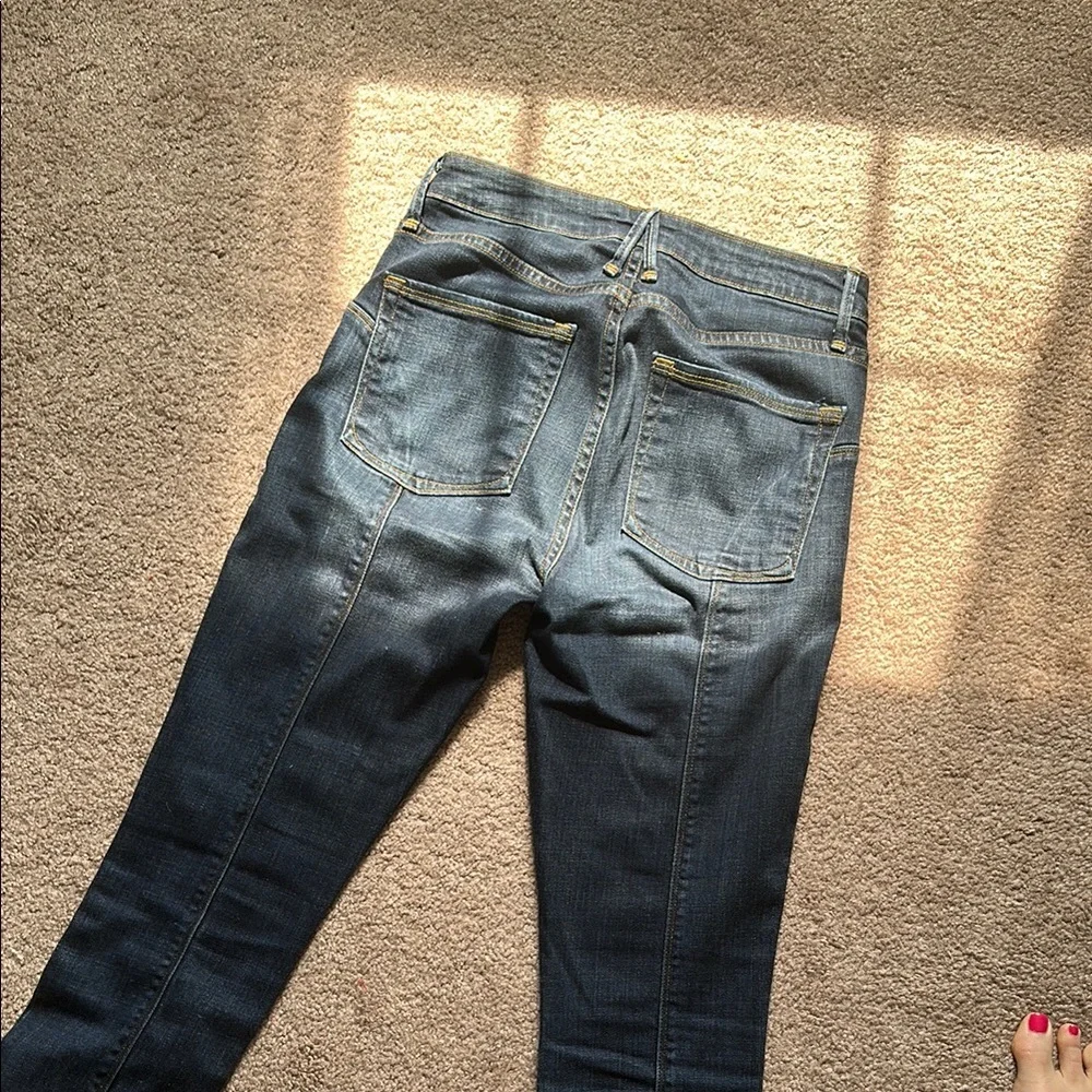 Good American Blue Straight Leg Jeans - Picture 7 of 8